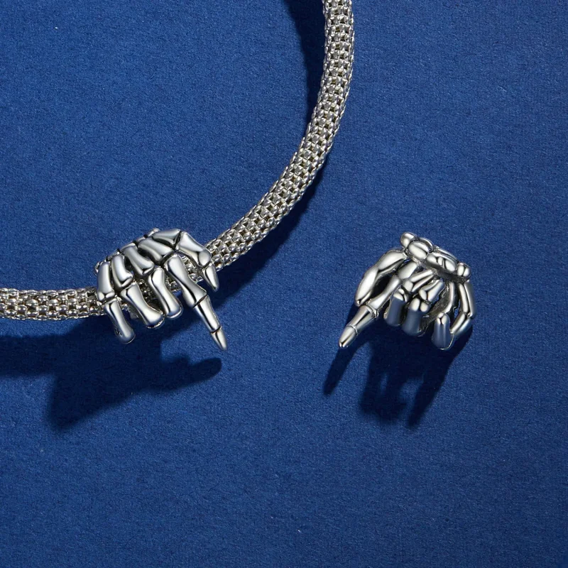 (kép) Pandora stílusú vázlat kéz charm - BSC909 - Megtekintés 4