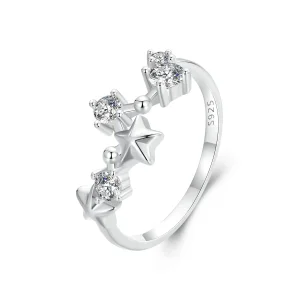 (kép) Pandora stílusú Big Dipper gyűrűt - SCR1005