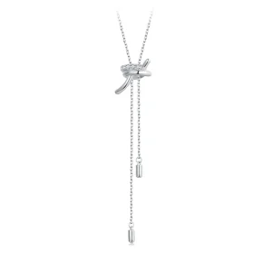 Pandora stílusú csomó húzza Y nyaklánc - BSN370 (kép) Pandora stílusú csomó húzza Y nyaklánc - BSN370