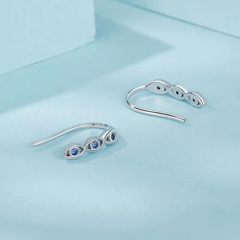 (kép) Pandora stílusú Devil Eye fülbevalók - SCE1695 - Megtekintés 4