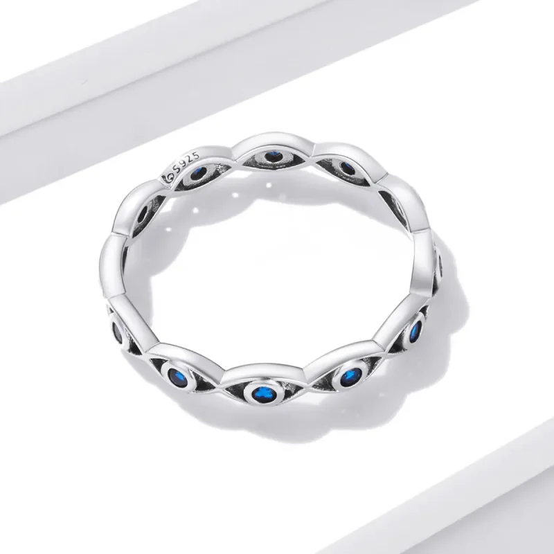 (kép) Pandora stílusú Devil's Eye Ring - BSR212 - Megtekintés 4