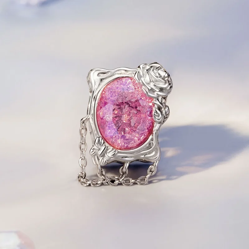 (kép) Pandora stílusú elszáradt olajfestmény Rose Charm - SCC2698 - Megtekintés 2