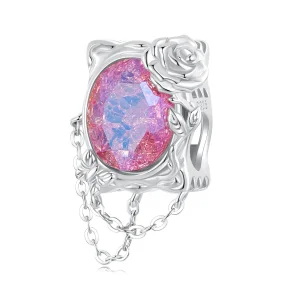 Pandora stílusú elszáradt olajfestmény Rose Charm - SCC2698 (kép) Pandora stílusú elszáradt olajfestmény Rose Charm - SCC2698
