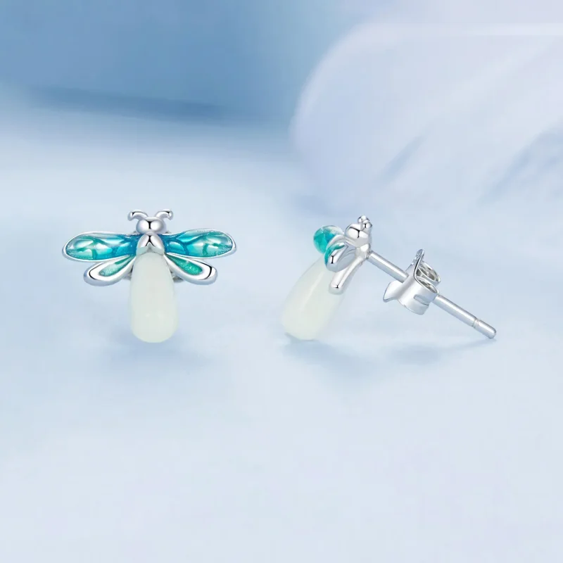 (kép) Pandora stílusú Firefly fülbevalók - BSE962 - Megtekintés 4