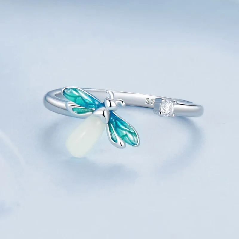 (kép) Pandora stílusú Firefly Open Ring egy varázslatos gyűrű - BSR514-E - Megtekintés 3