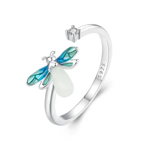(kép) Pandora stílusú Firefly Open Ring egy varázslatos gyűrű - BSR514-E
