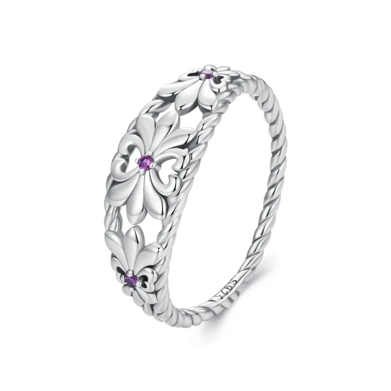 (kép) Pandora stílusú Iris Vintage gyűrű - SCR998