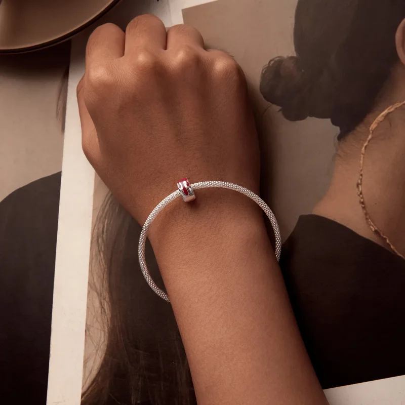 (kép) Pandora stílusú megolvasztott pozicionáló csat Charm - SCC2700 - Megtekintés 6