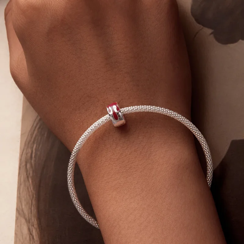 (kép) Pandora stílusú megolvasztott pozicionáló csat Charm - SCC2700 - Megtekintés 7