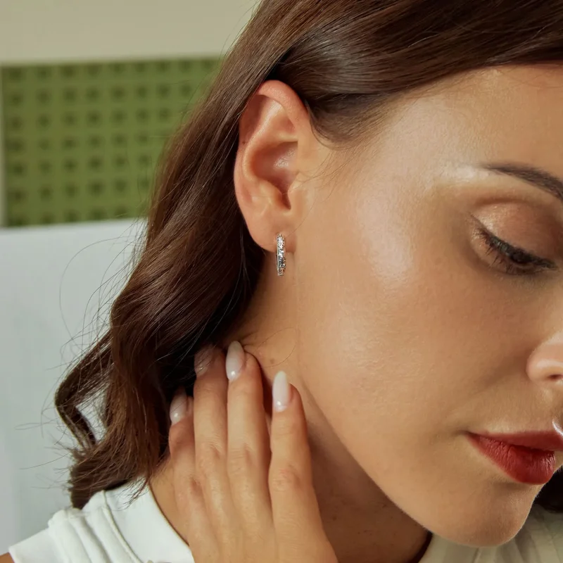 (kép) Pandora stílusú retro mintázat fülbevalók - SCE1701 - Megtekintés 7