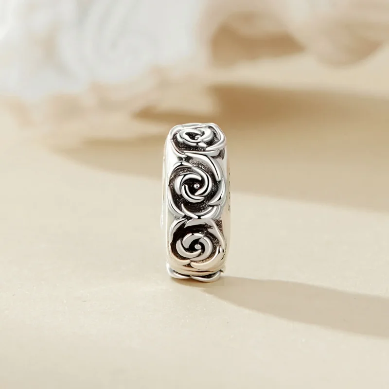 (kép) Pandora stílusú rózsa pozicionáló csat Charm - SCC2706 - Megtekintés 2