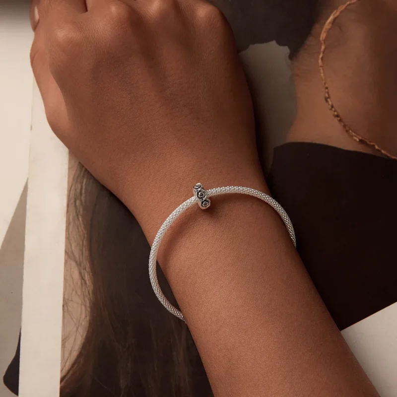 (kép) Pandora stílusú rózsa pozicionáló csat Charm - SCC2706 - Megtekintés 6