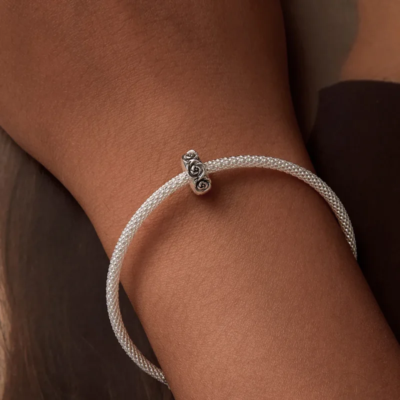 (kép) Pandora stílusú rózsa pozicionáló csat Charm - SCC2706 - Megtekintés 7