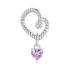 (kép) Pandora stílusú Smart Heart Charm - SCC2692