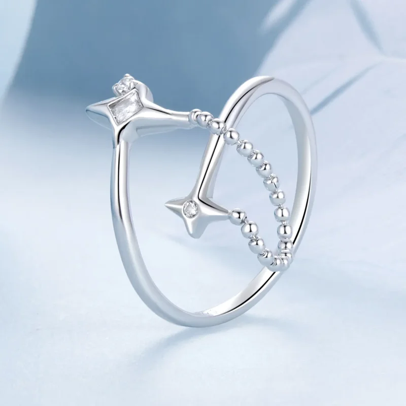 (kép) Pandora stílusú Starlight Open Ring - BSR519-E - Megtekintés 2