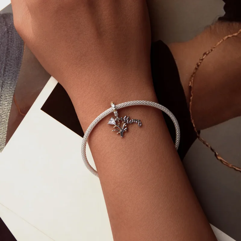 (kép) Pandora stílusú Anyák napi életfájának Charm - BSC1000 - Megtekintés 5