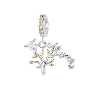 Pandora stílusú Anyák napi életfájának Charm - BSC1000 (kép) Pandora stílusú Anyák napi életfájának Charm - BSC1000