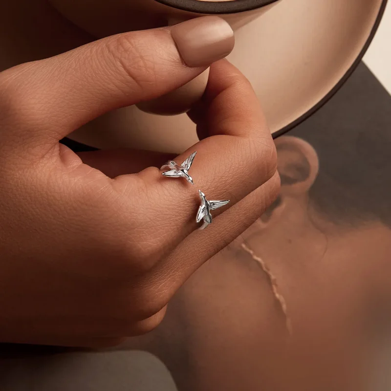(kép) Pandora stílusú Asuka Open Ring - SCR1006-E - Megtekintés 7