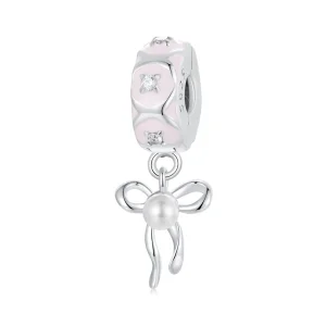 (kép) Pandora stílusú balett íj pozicionáló csat Charm - SCC2763