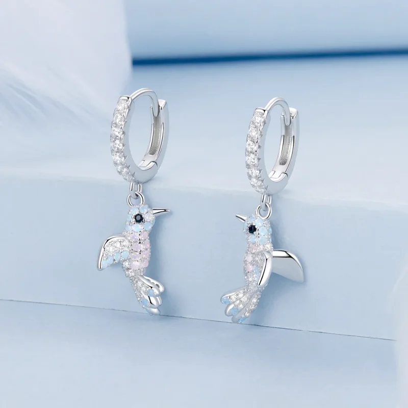 (kép) Pandora stílusú BSE991 madár fülbevalók - BSE991 - Megtekintés 2
