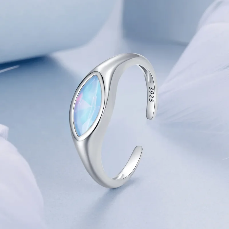 (kép) Pandora stílusú Devil's Eye Signet Ring - BSR523-E - Megtekintés 2