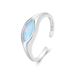 Pandora stílusú Devil's Eye Signet Ring - BSR523-E (kép) Pandora stílusú Devil's Eye Signet Ring - BSR523-E