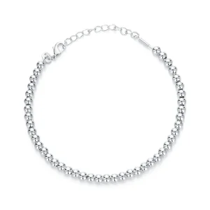 Pandora stílusú ezüst gyöngyök DIY alaplánc - SCB267 (kép) Pandora stílusú ezüst gyöngyök DIY alaplánc - SCB267