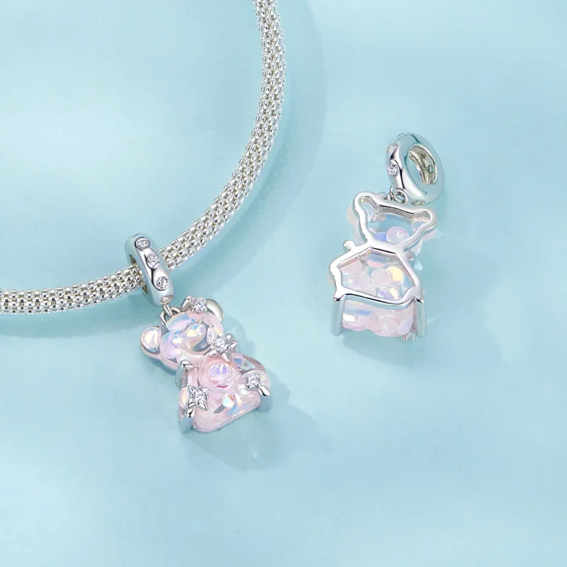 (kép) Pandora stílusú fantasy medve Charm - SCC2754 - Megtekintés 4