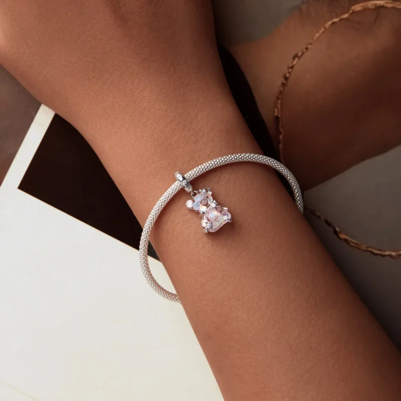(kép) Pandora stílusú fantasy medve Charm - SCC2754 - Megtekintés 5