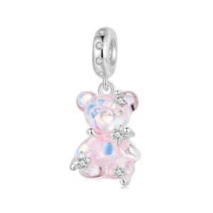 (kép) Pandora stílusú fantasy medve Charm - SCC2754