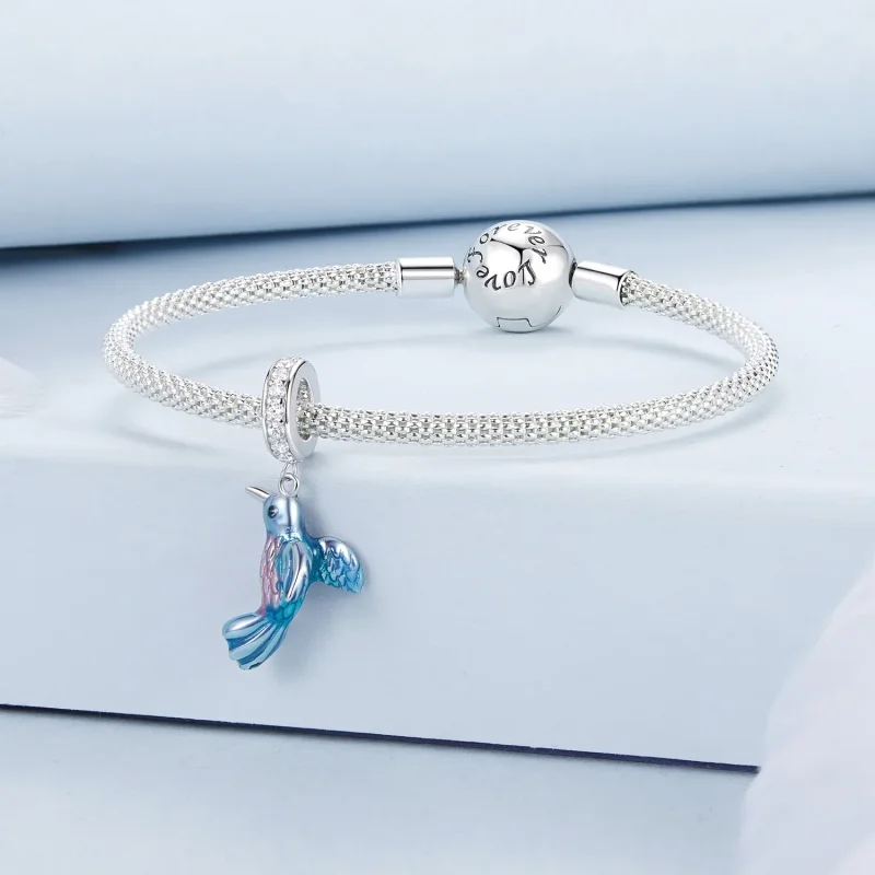 (kép) Pandora stílusú Kingfisher Charm - BSC1004 - Megtekintés 3