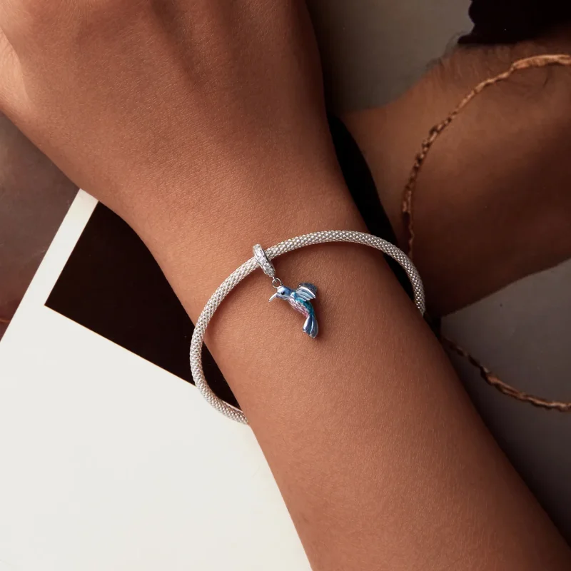 (kép) Pandora stílusú Kingfisher Charm - BSC1004 - Megtekintés 5