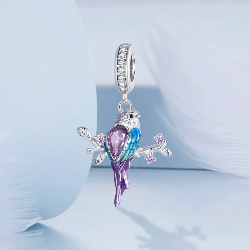 (kép) Pandora stílusú Kingfisher Charm - BSC985 - Megtekintés 2