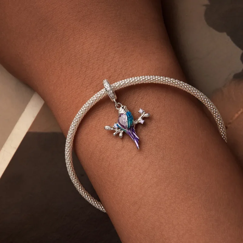 (kép) Pandora stílusú Kingfisher Charm - BSC985 - Megtekintés 6
