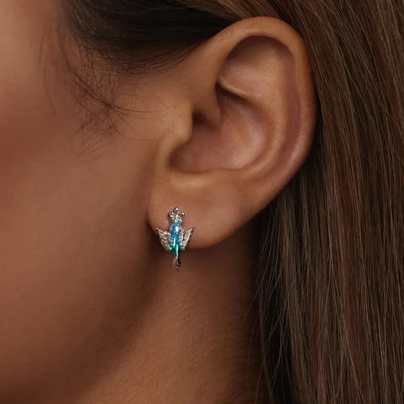 (kép) Pandora stílusú kolibri fülhook - BSE990 - Megtekintés 6