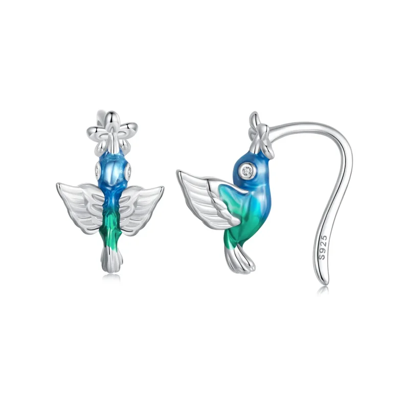 (kép) Pandora stílusú kolibri fülhook - BSE990