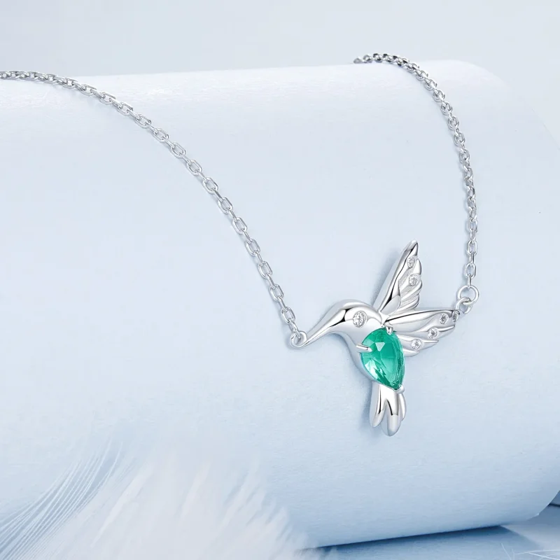 (kép) Pandora stílusú kolibri nyaklánc - BSN378 - Megtekintés 2