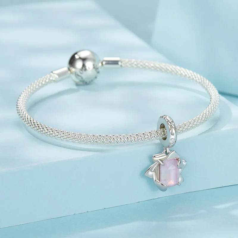 (kép) Pandora stílusú lótusz Charm - SCC2730 - Megtekintés 3