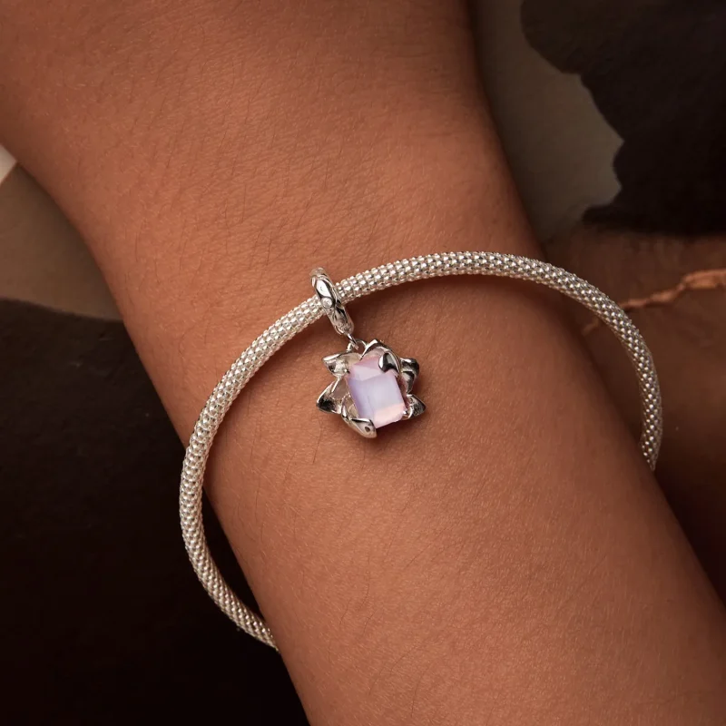 (kép) Pandora stílusú lótusz Charm - SCC2730 - Megtekintés 6