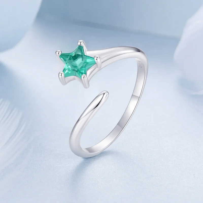 (kép) Pandora stílusú meteor gyűrű - BSR535-E - Megtekintés 2