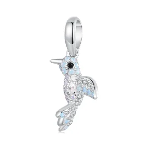 Pandora stílusú, minden beépített madár Charm - BSC993 (kép) Pandora stílusú, minden beépített madár Charm - BSC993