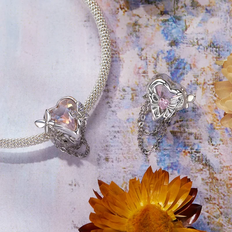(kép) Pandora stílusú Monet Butterfly gyöngyök - BSC986 - Megtekintés 4