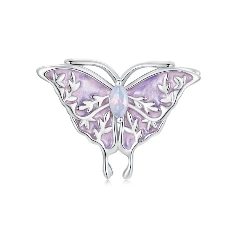 (kép) Pandora stílusú Monet Butterfly gyöngyök - BSC988