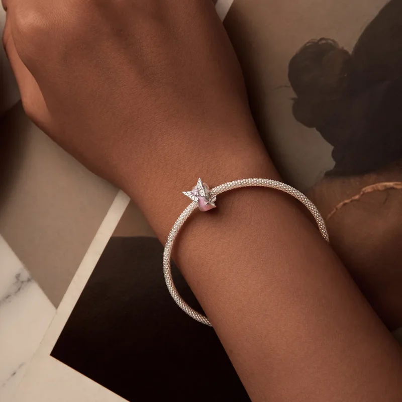 (kép) Pandora stílusú Monet Butterfly Silicone Spacer gyöngyök - BSC991 - Megtekintés 5