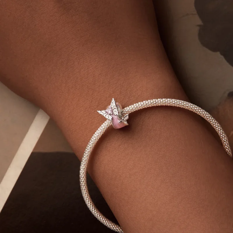 (kép) Pandora stílusú Monet Butterfly Silicone Spacer gyöngyök - BSC991 - Megtekintés 6