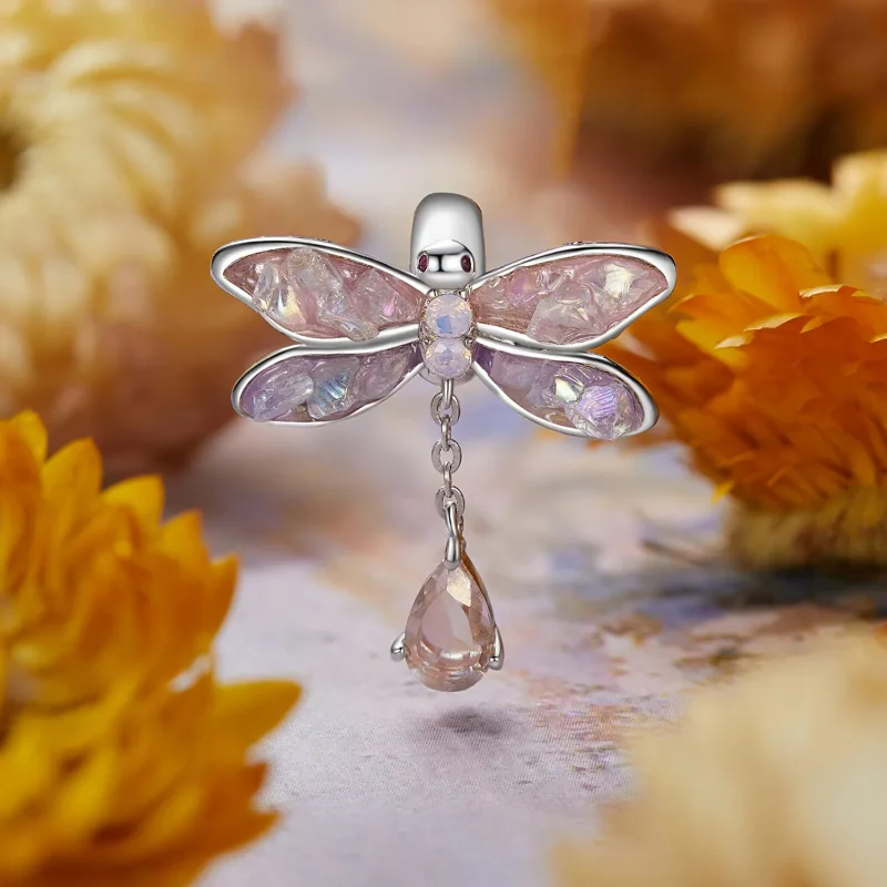 (kép) Pandora stílusú Monet Dragonfly gyöngyök - BSC989 - Megtekintés 2