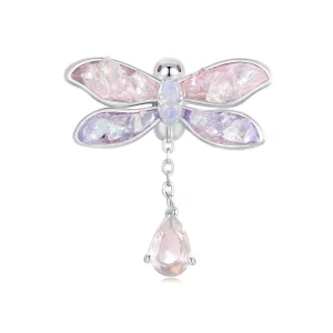 (kép) Pandora stílusú Monet Dragonfly gyöngyök - BSC989