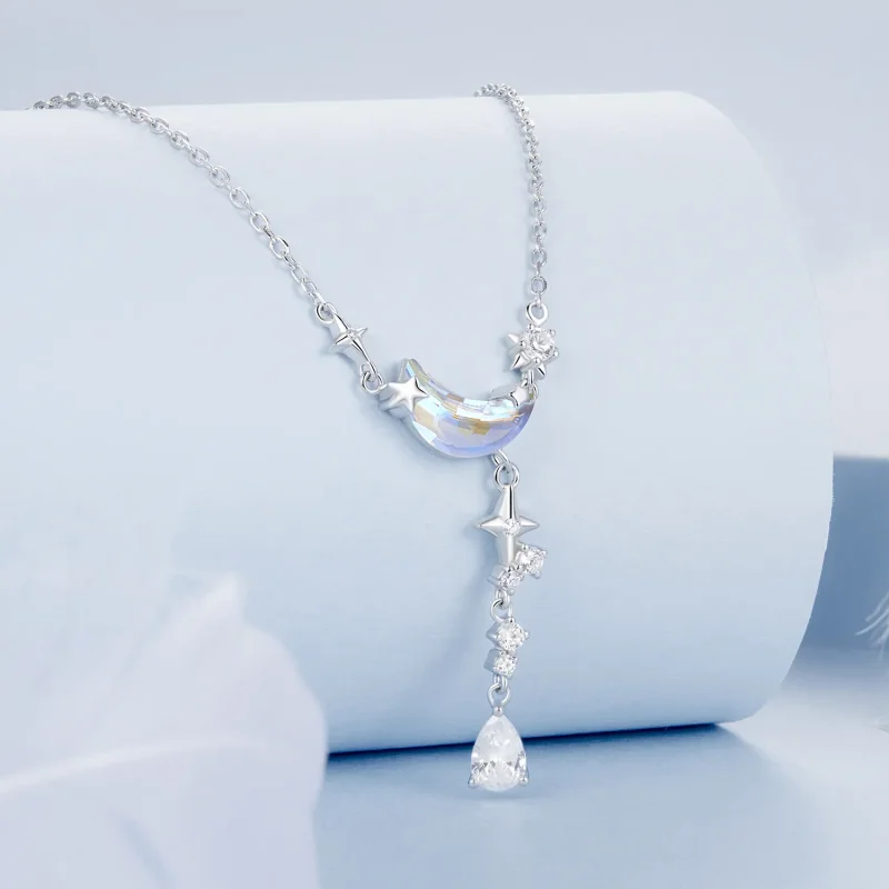 (kép) Pandora stílusú Moonset Galaxy nyaklánc - BSN380 - Megtekintés 2