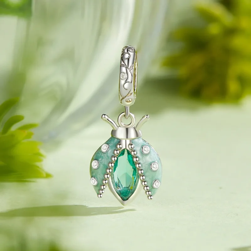 (kép) Pandora stílusú oasis katicabogár Charm - SCC2772 - Megtekintés 2