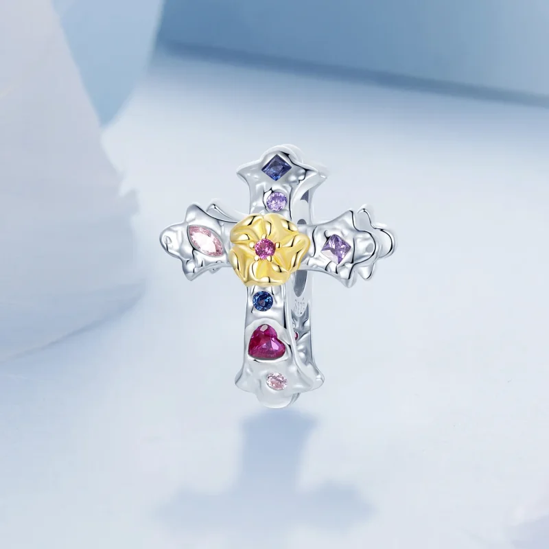 (kép) Pandora stílusú vintage Cross - BSC1005 - Megtekintés 2